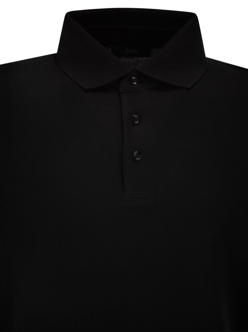 Herno Cotton Jersey Polo Shirt