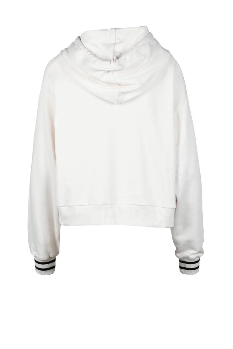 Tommy Hilfiger Cream Hooded Sweatshirt