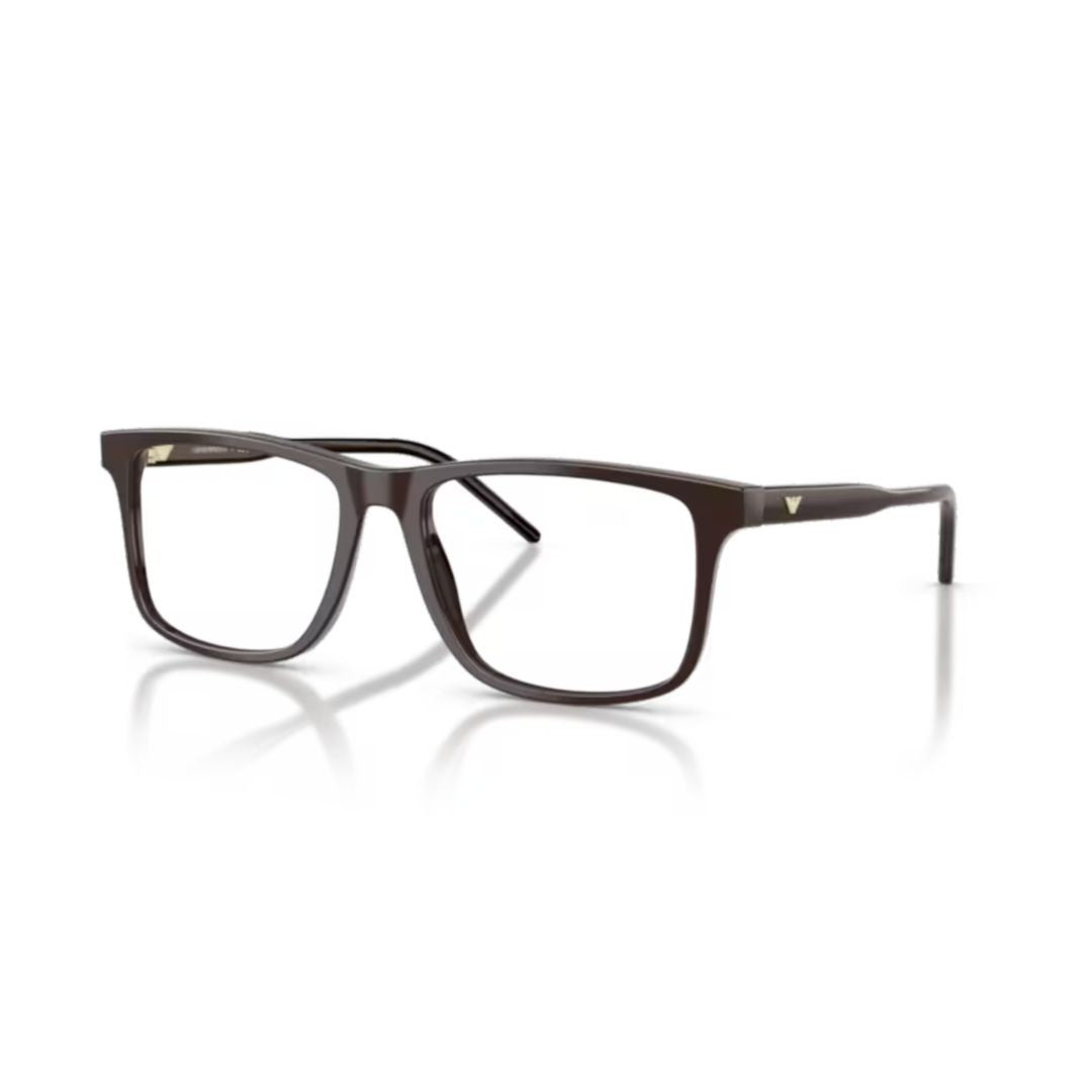 Emporio Armani 0Ea3257 Rectangular Acetate Frame Sunglasses With Metallic Detail