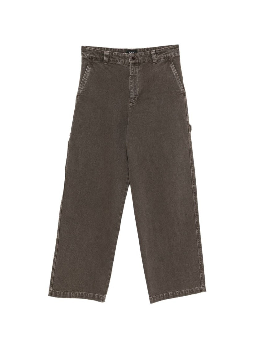 A.P.C. Canvas Carpenter Straight-Leg Trousers