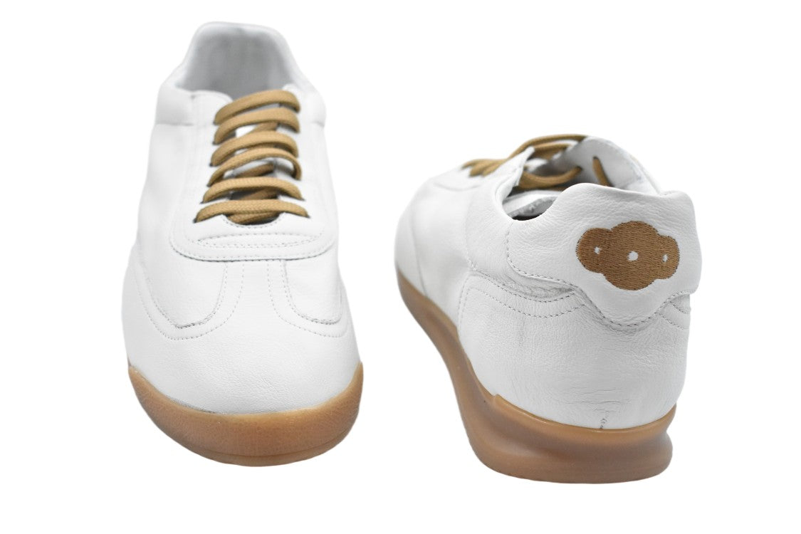Soldini White Laced Elegance Women's Flat Shoes