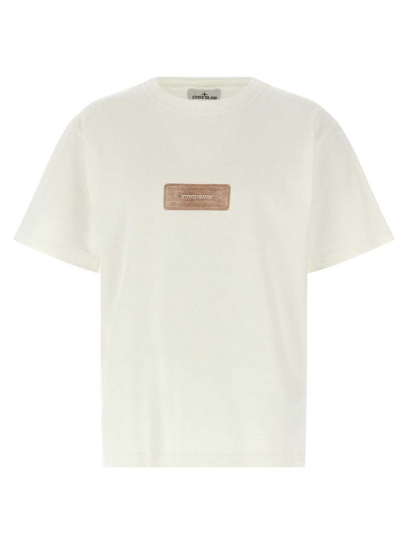 Stone Island Logo Print T-Shirt