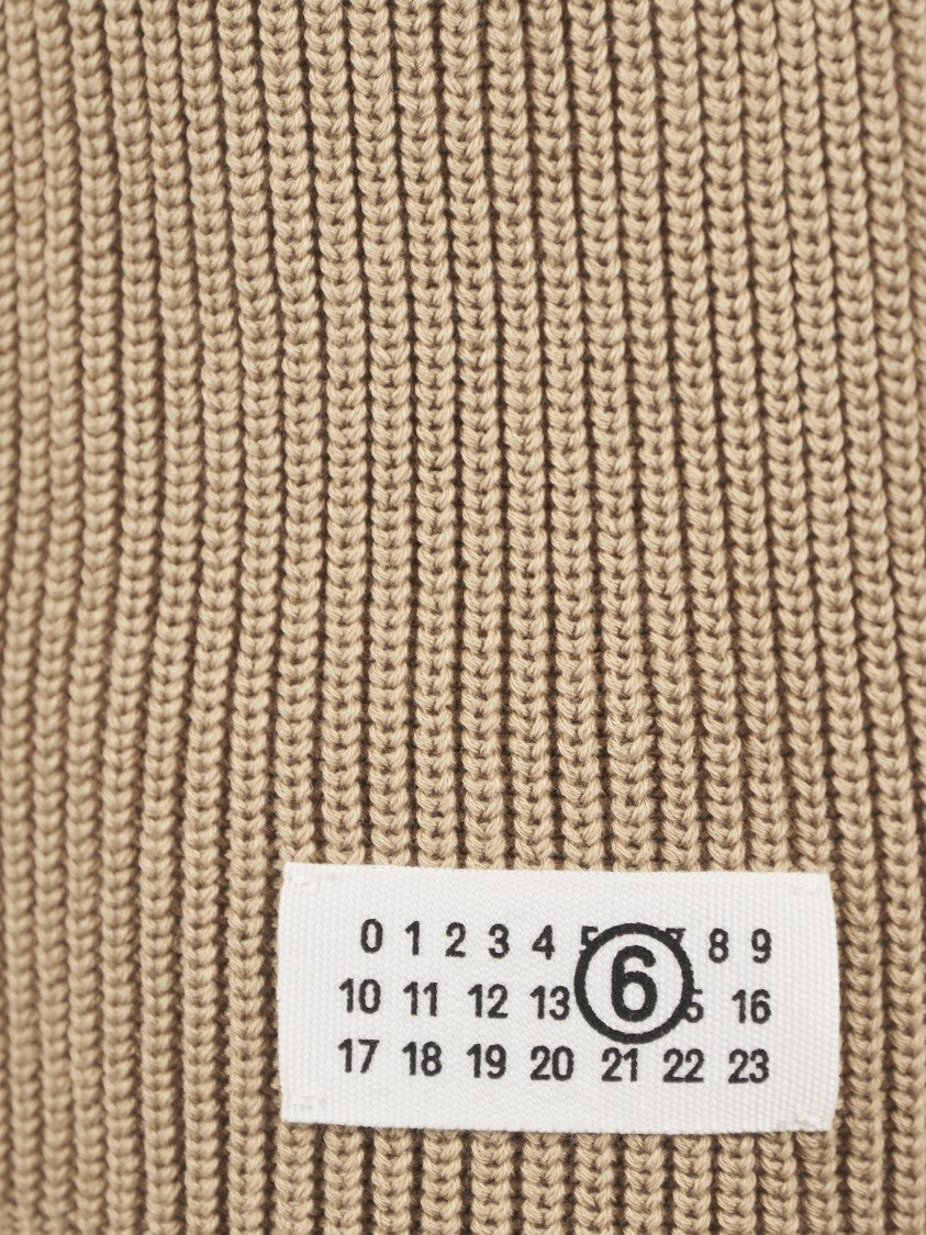 Mm6 By Maison Margiela Sleeveless Gilet With High Collar