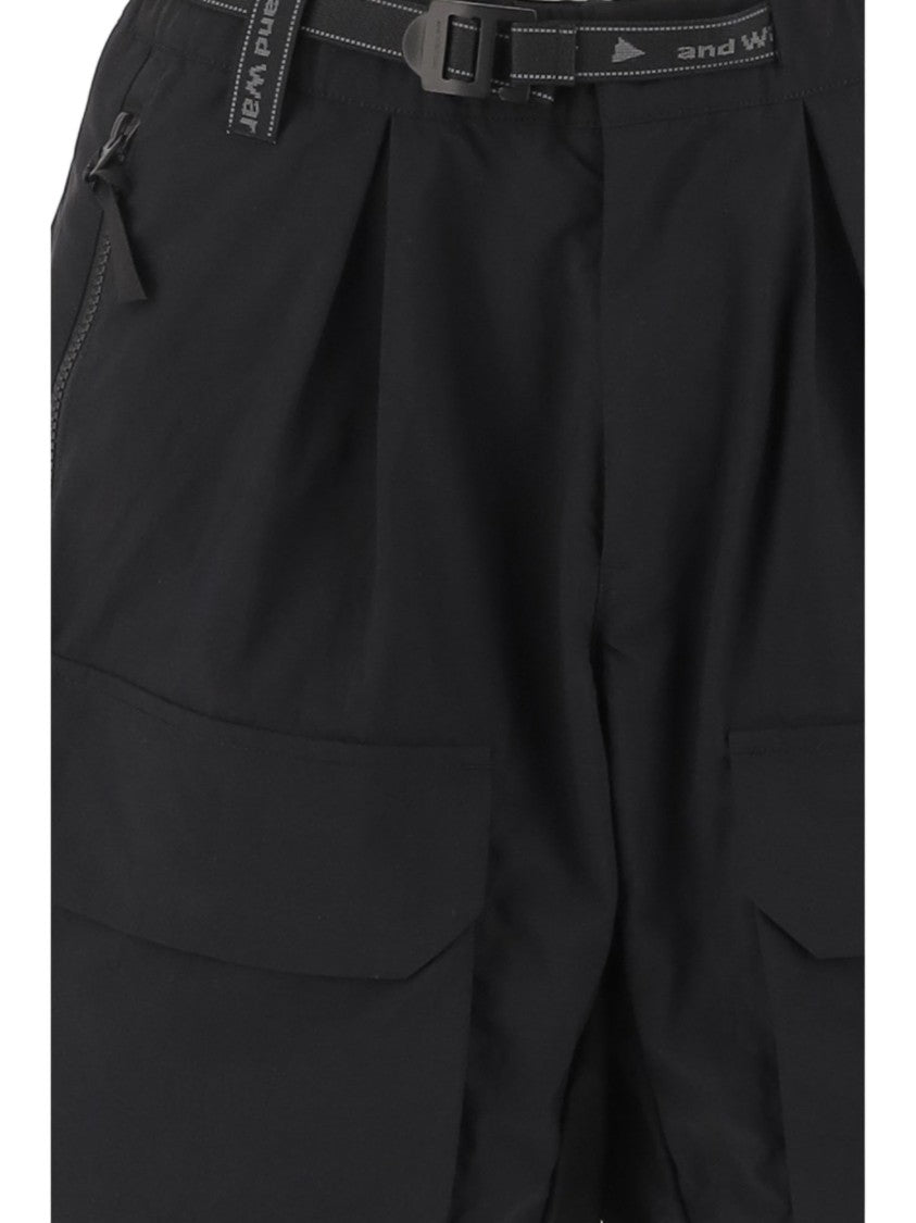 And Wander Technical Fabric Shorts With Elastic Waistband