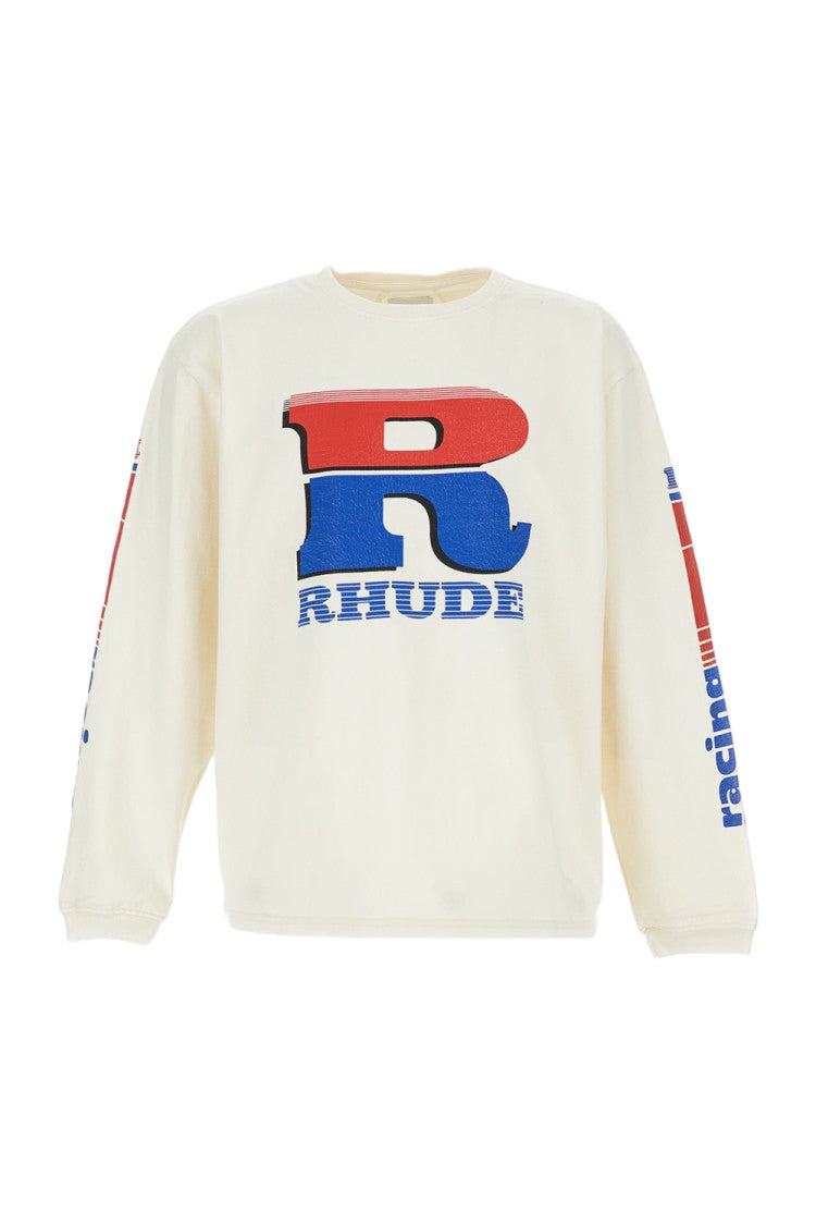 Rhude Classic White T-Shirt With Minimalist Design