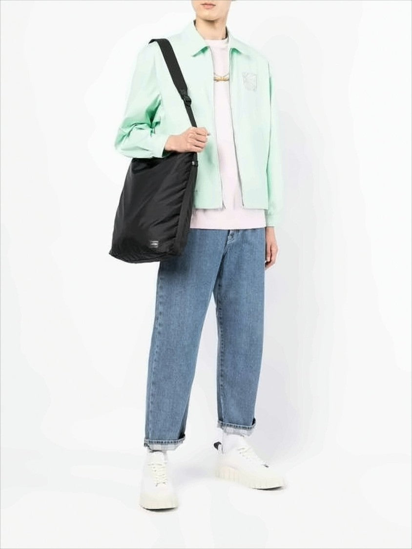 Porter Streamlined Black Tote Bag With Adjustable Strap