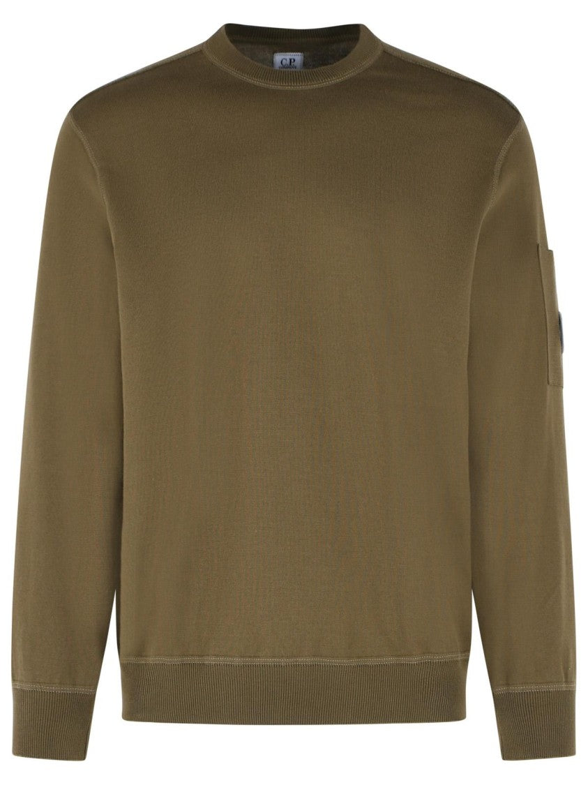 C.P. Company Green Cotton Sweater