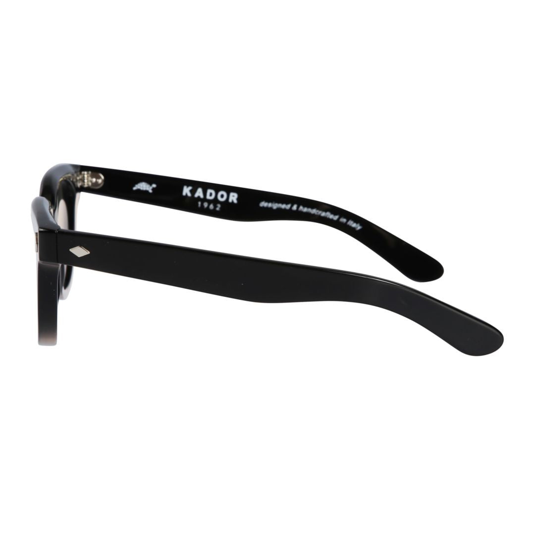 Kador Orbit Square Frame Sunglasses With Reflective Blue Lenses