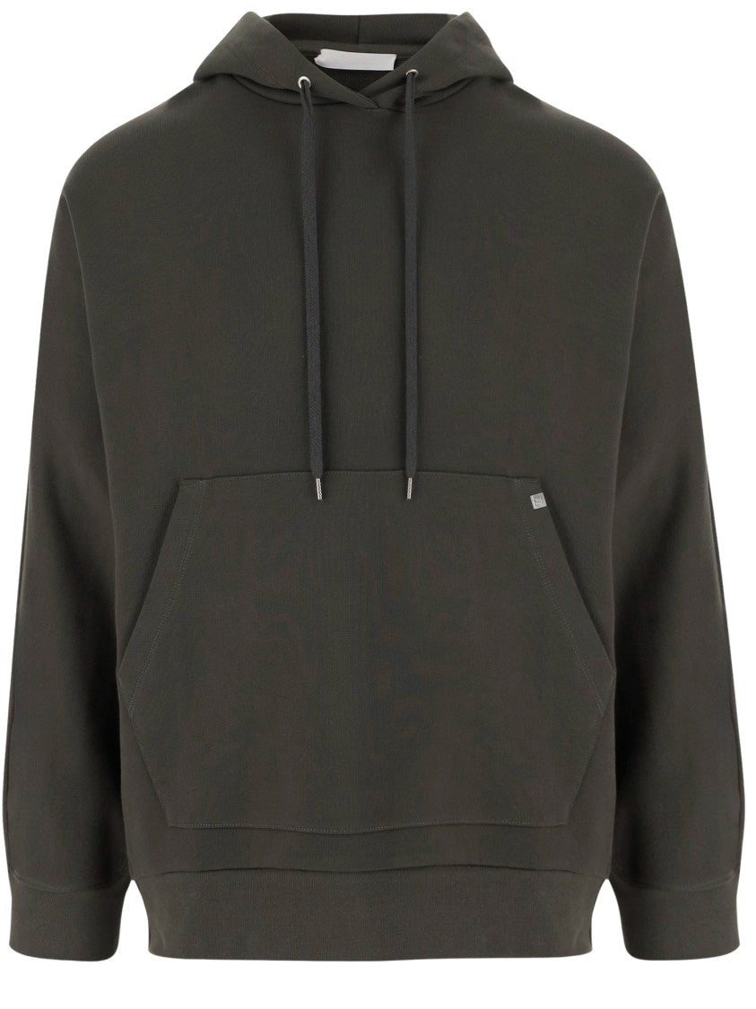 Helmut Lang Cotton Hoodie With Logo