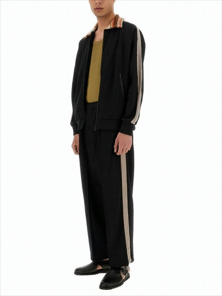 Sasquatchfabrix Relaxed Fit Jogging Trousers With Contrast Stripe