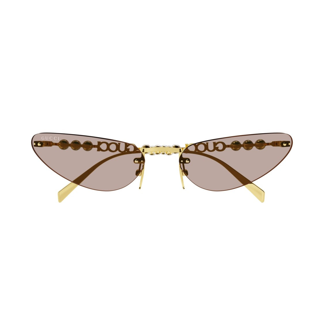 Gucci Gg1920s Rimless Cat-Eye Sunglasses