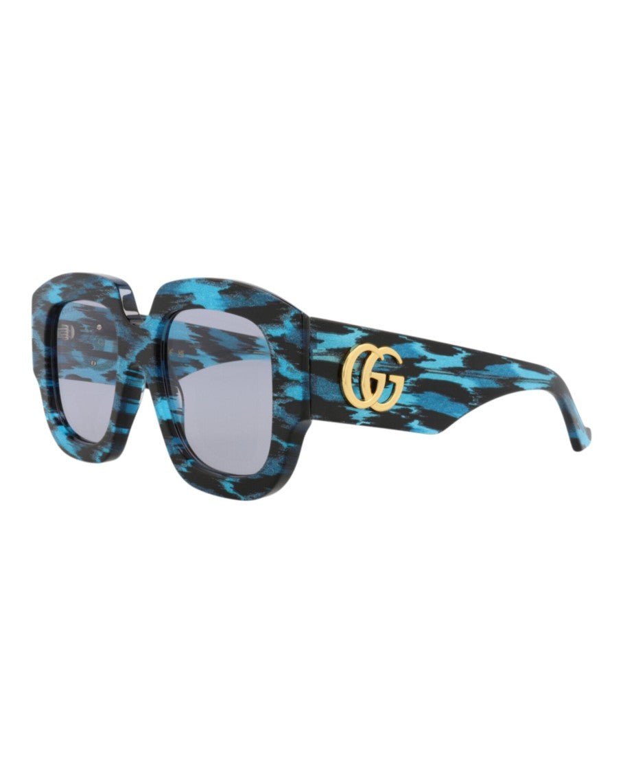Gucci Square-Frame Recycled Acetate Sunglasses