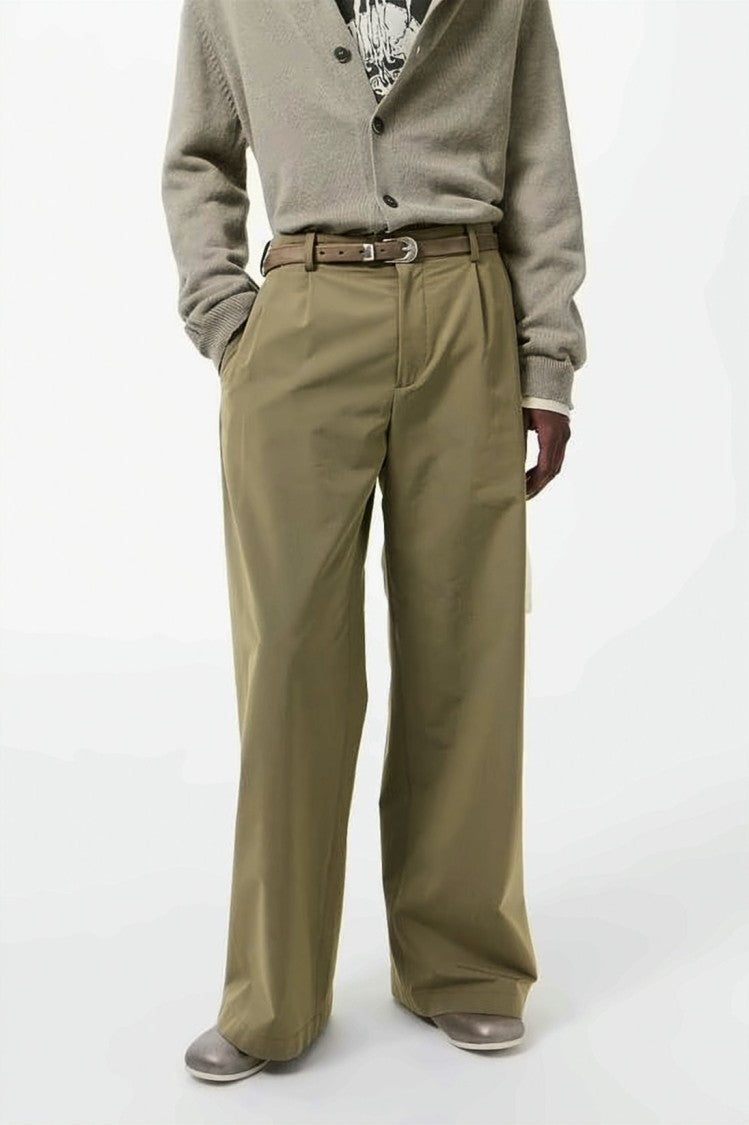 Our Legacy Brown Wide-Leg Pants With High Waist