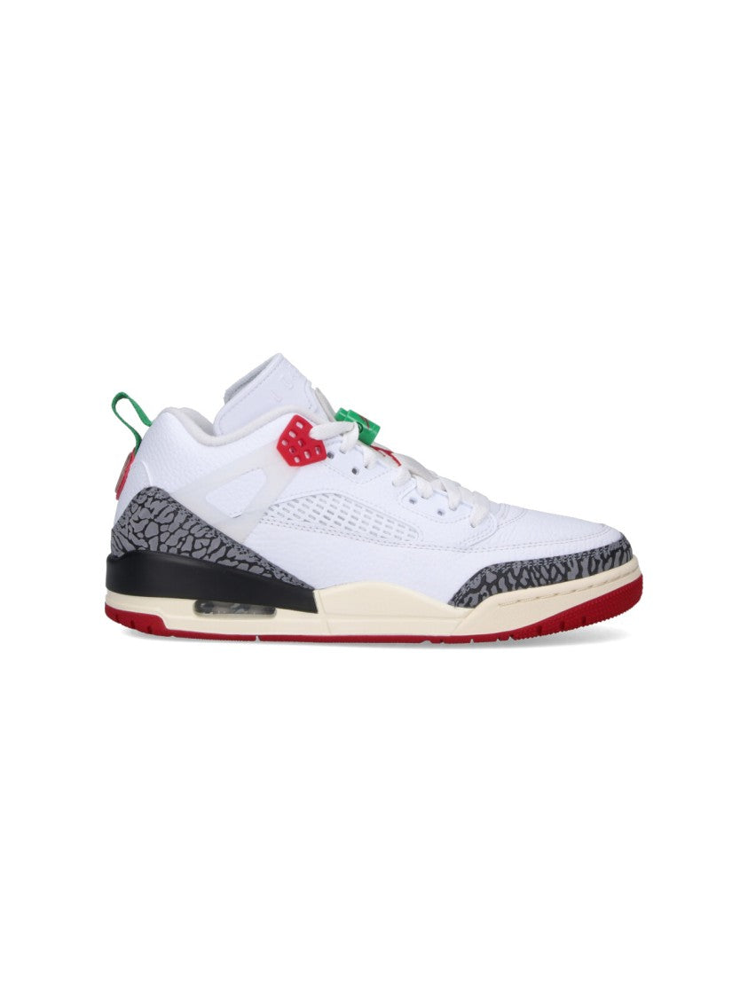 Nike "Jordan Spizike Low" Sneakers, In White Leather