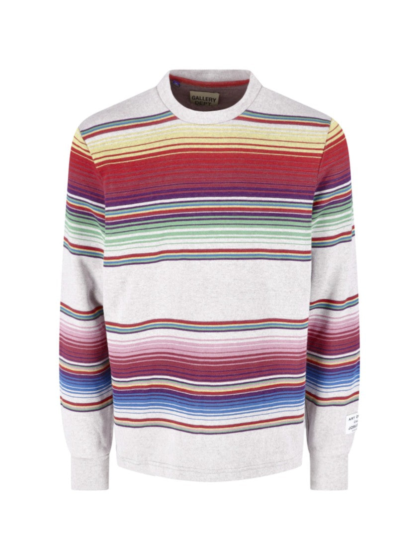 Gallery Dept. Multicolored Striped Knitwear With Crew Neckline