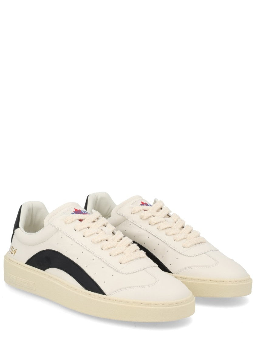 Dsquared2 Off-White Rider Wave Accents Sneakers