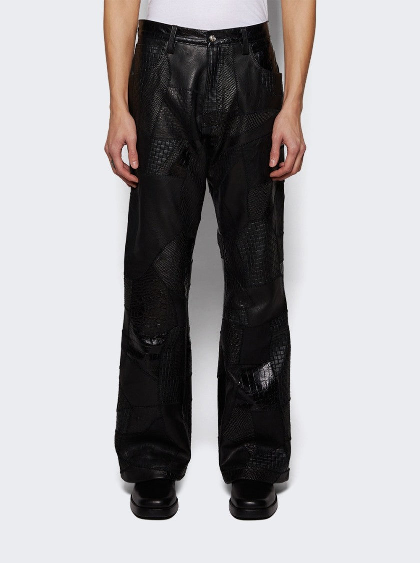 Earthling Vip Body Shop Leather Pants Black