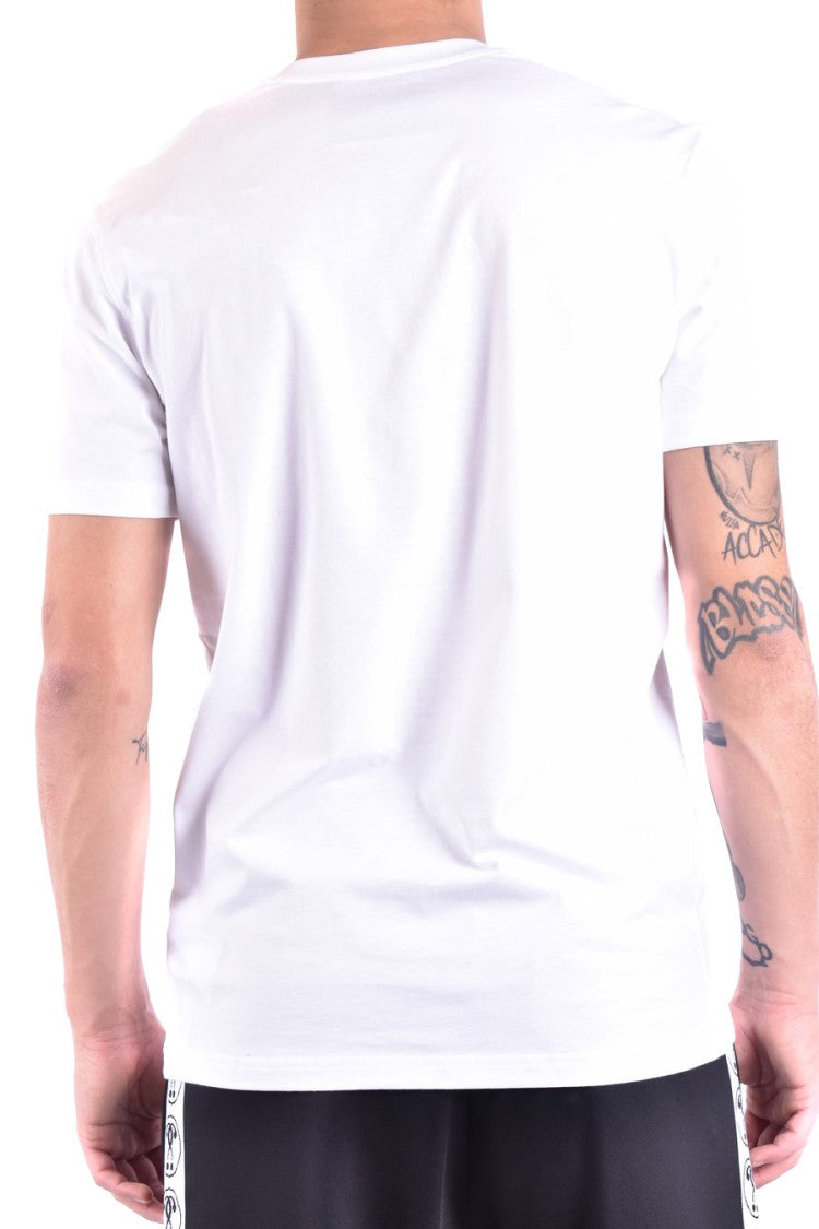 Moschino Classic White Tee With Bold Black Print
