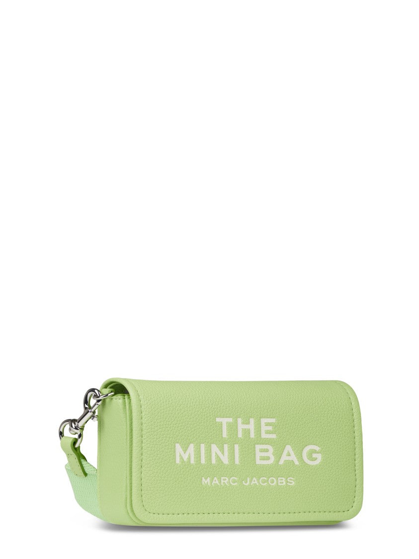 Marc Jacobs Rectangular Mini Bag In Soft Green Cow Leather