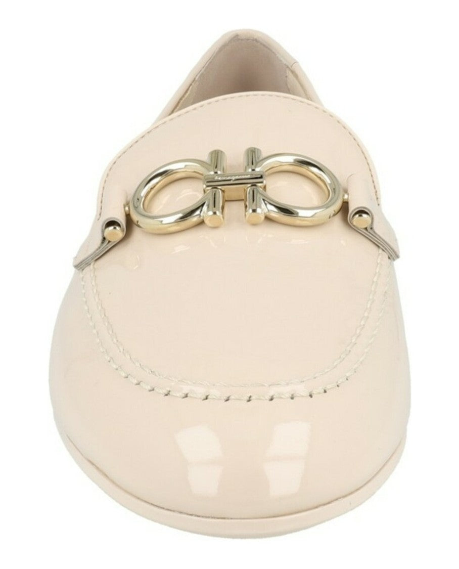 Ferragamo Trifoglio Patent Leather Loafers - Narrow Width