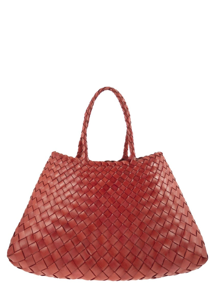 Dragon Santa Croce Small - Woven Leather Bag