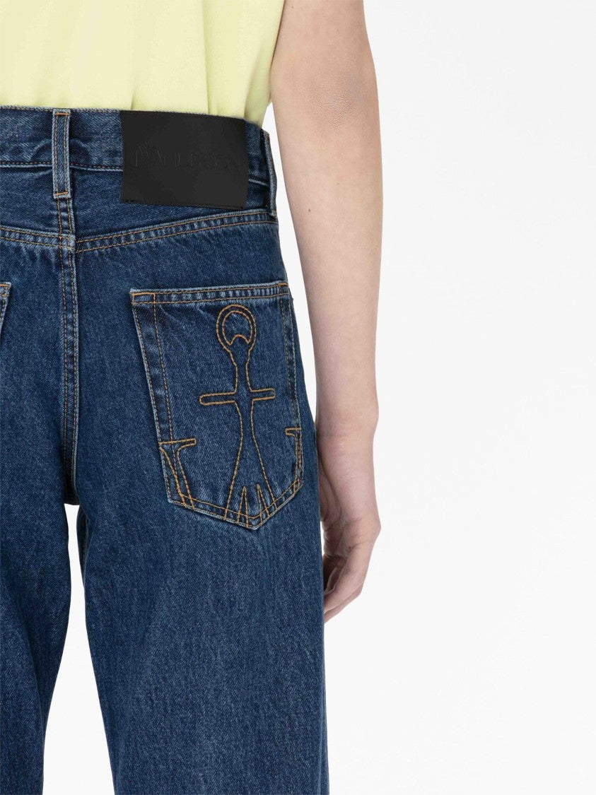 J. W. Anderson High-Rise Straight-Leg Denim Jeans