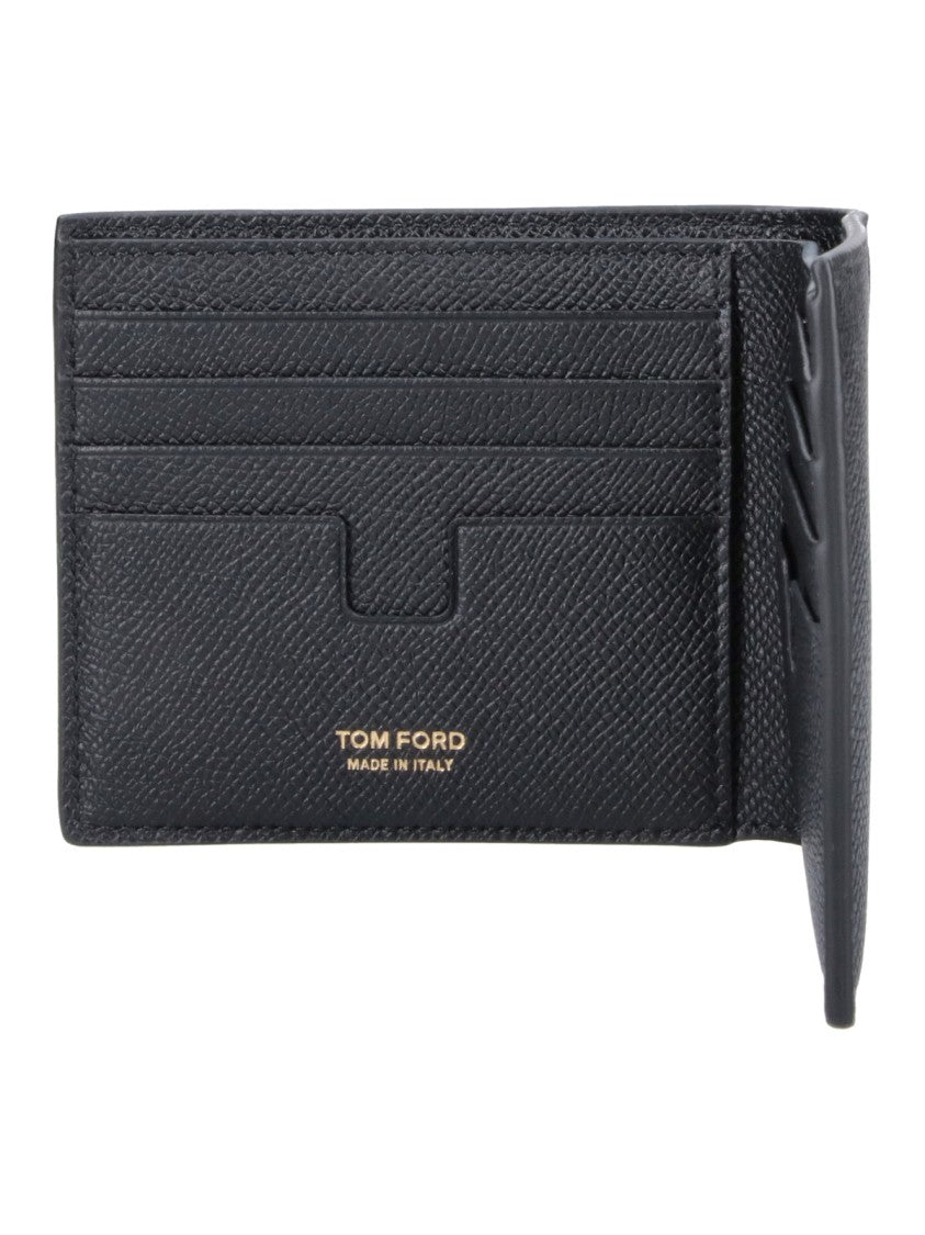 Tom Ford Black T Line Calfskin Wallet