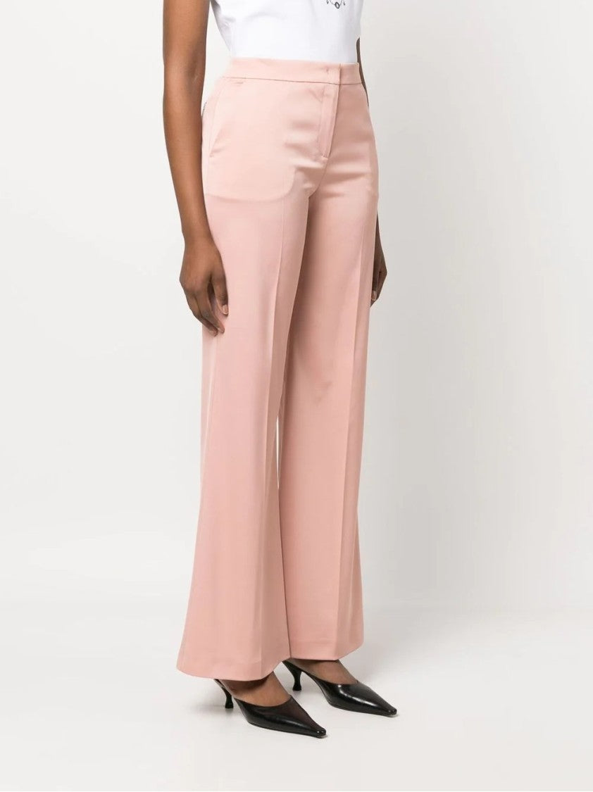 Pinko Pink Pinto Flared Leg Trousers