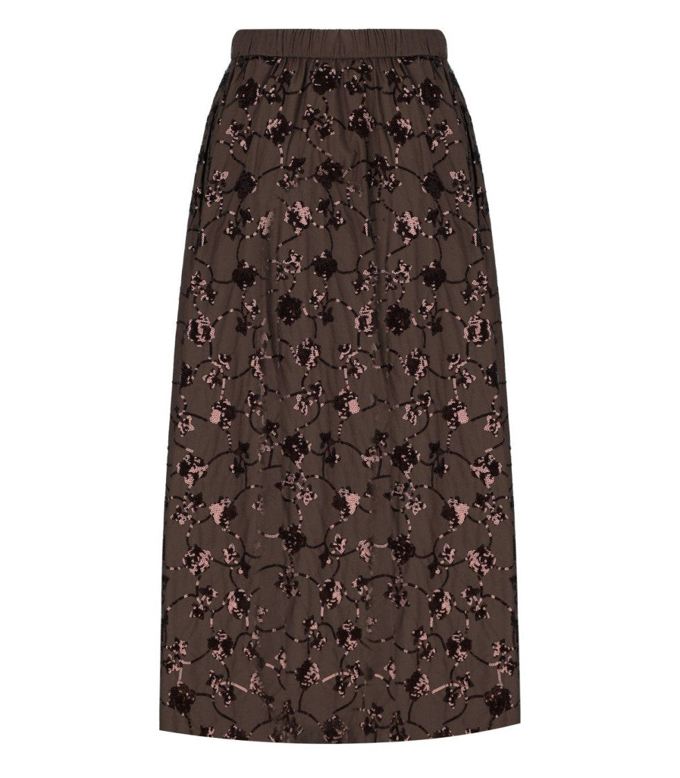 Max Mara Tembra Brown Skirt