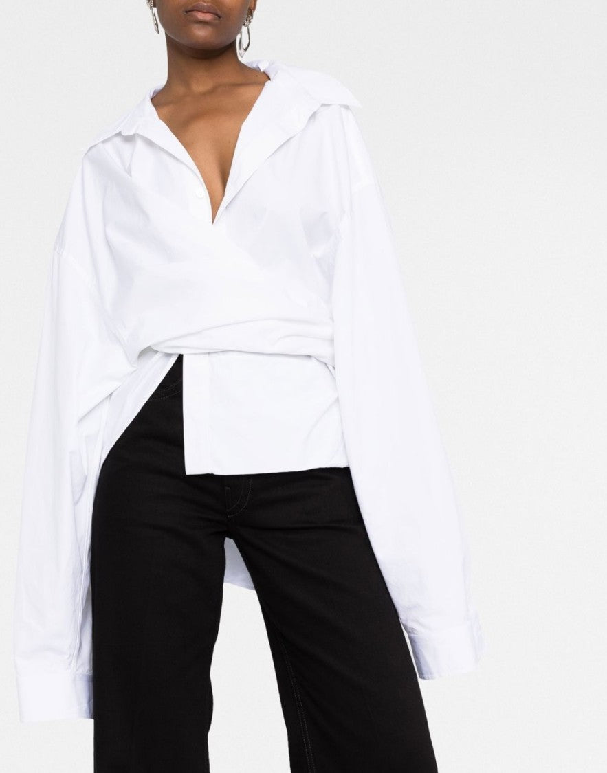 Balenciaga Oversized Wrap Shirt