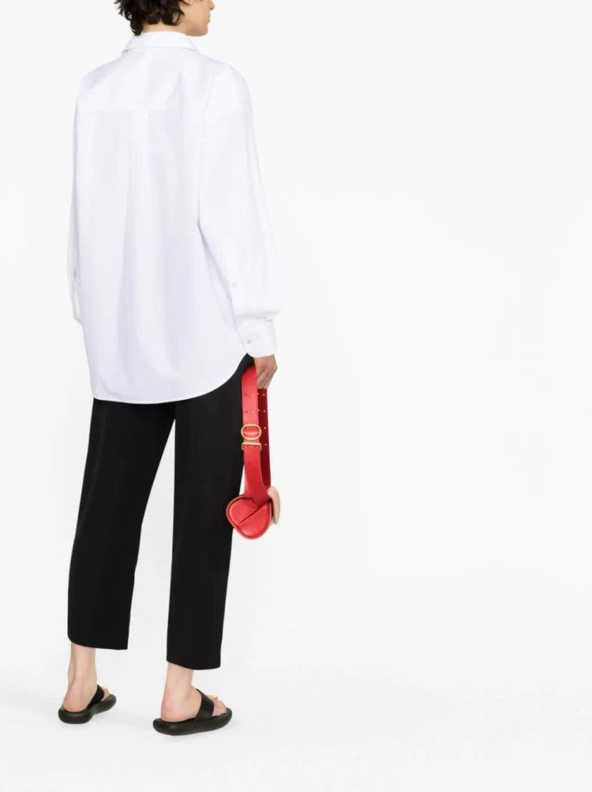 Stella Mccartney White Iconic Oversized Cotton Plain Shirt