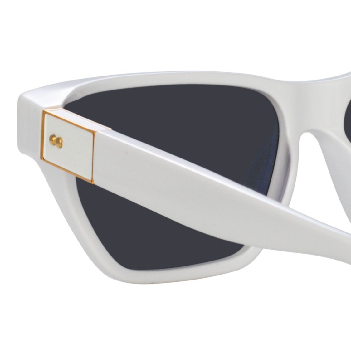 Linda Farrow Skyler Cateye Sunglasses In Wh