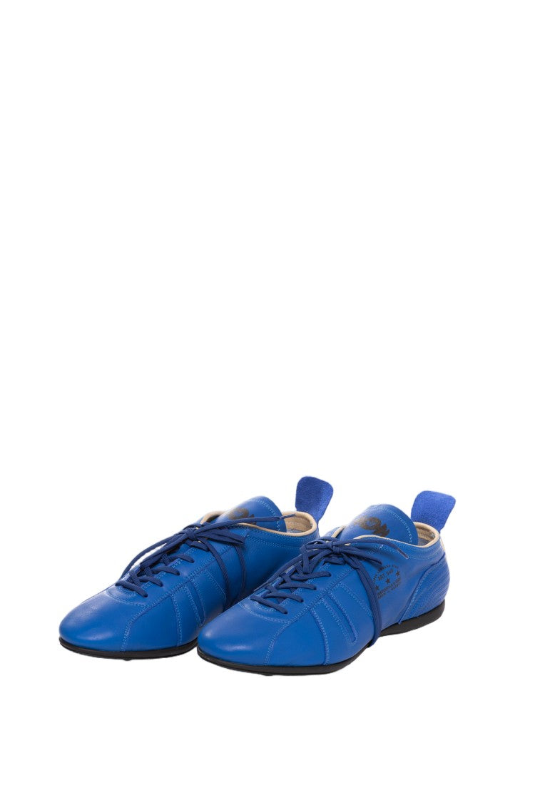 Pantofola D'oro White Soft Calfskin Padded Footbed Sneakers