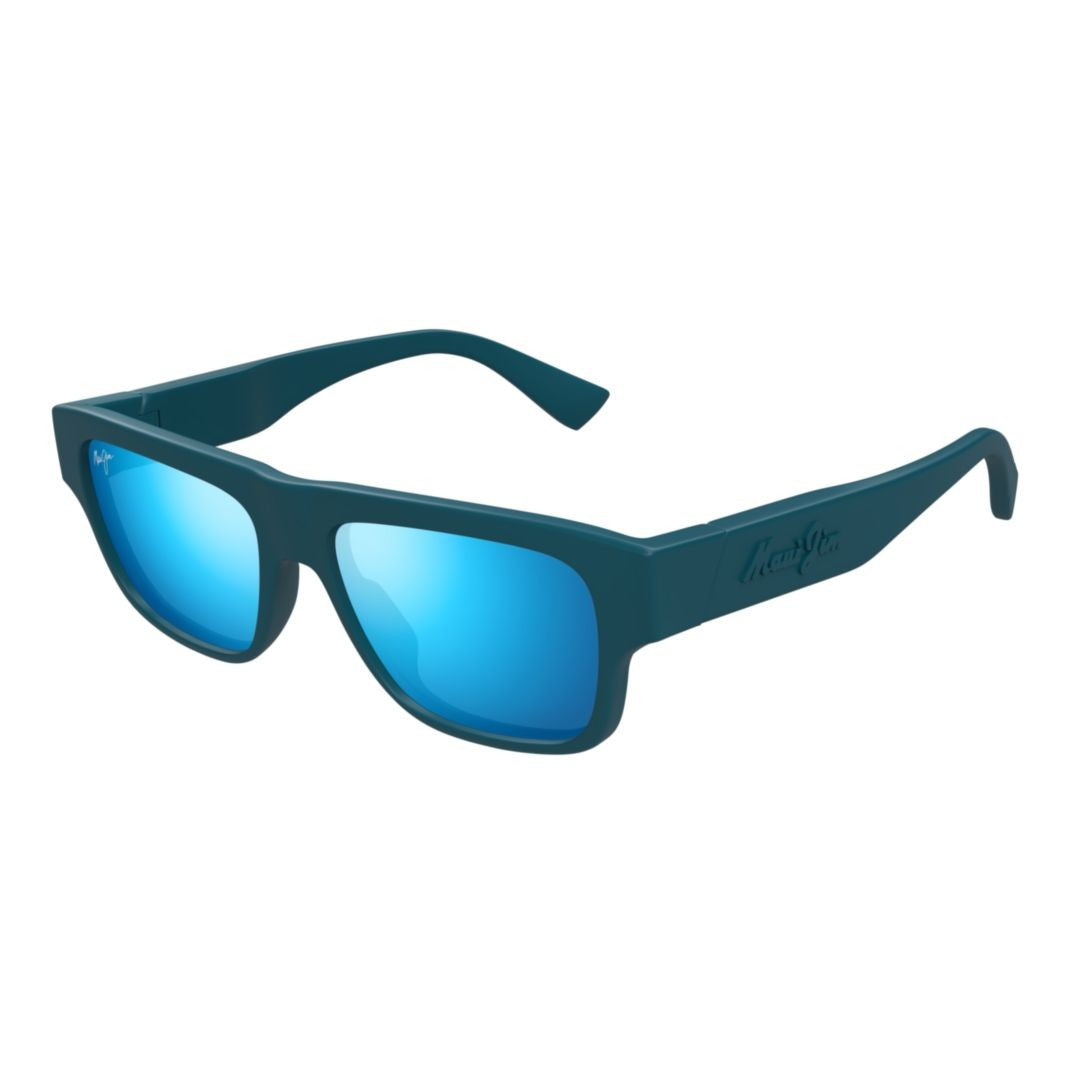 Maui Jim Kokua Rectangular Frame Sunglasses With Mirrored Lenses