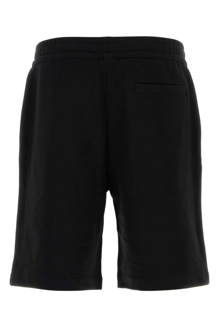 Burberry Black Cotton Bermuda Shorts