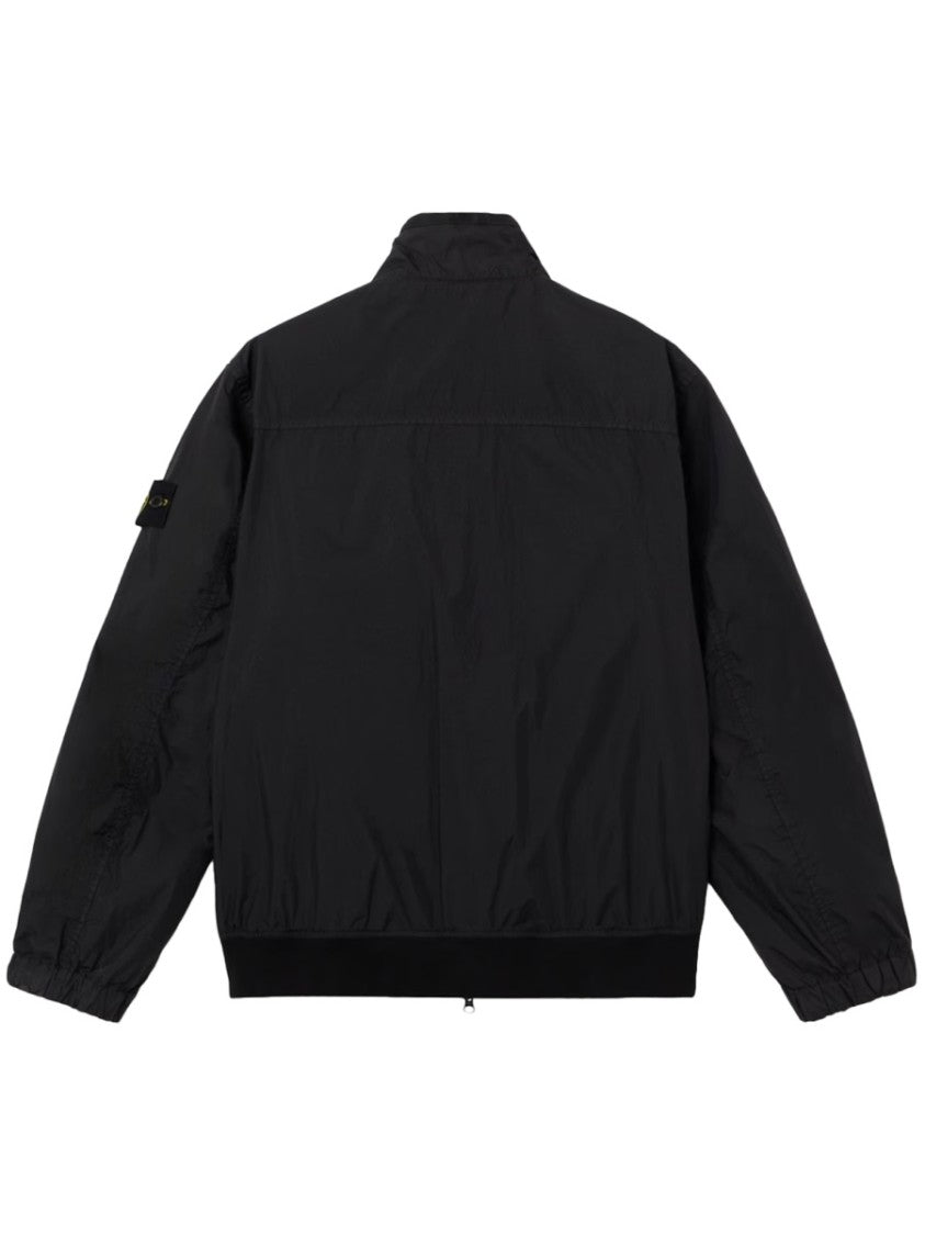 Stone Island Stiff Collar Zip Front Polyamide Jacket