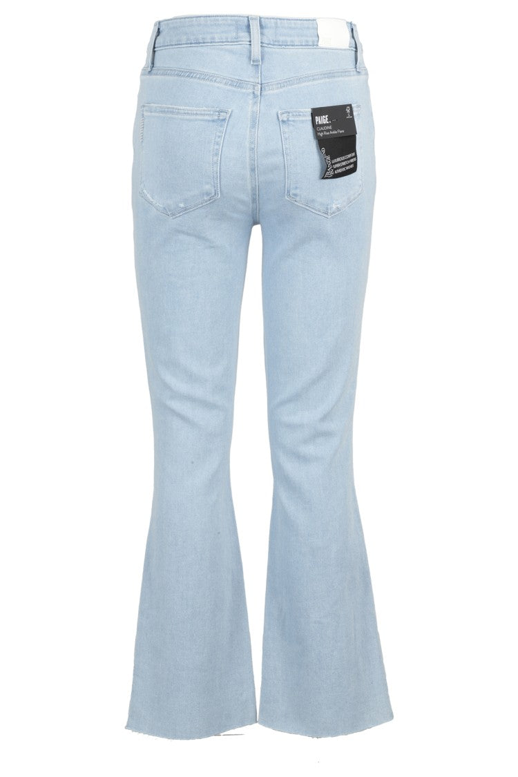 Paige Light Blue Boot Cut Jeans