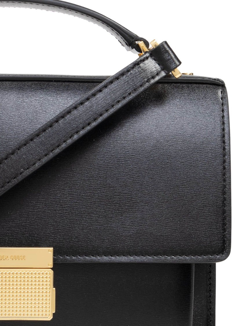 Golden Goose Venezia Bag Black Palmellato Leather Handbag