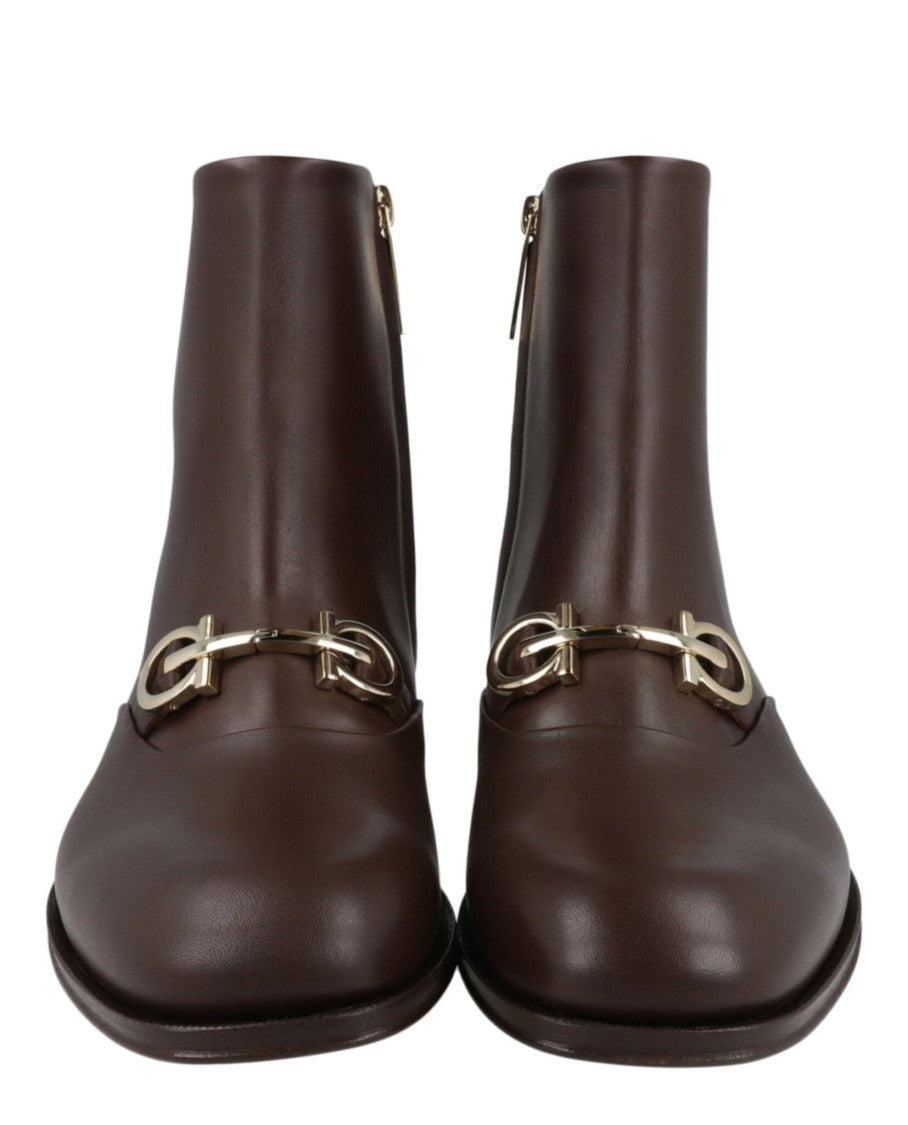 Ferragamo Geremia Gancini Ankle Boots
