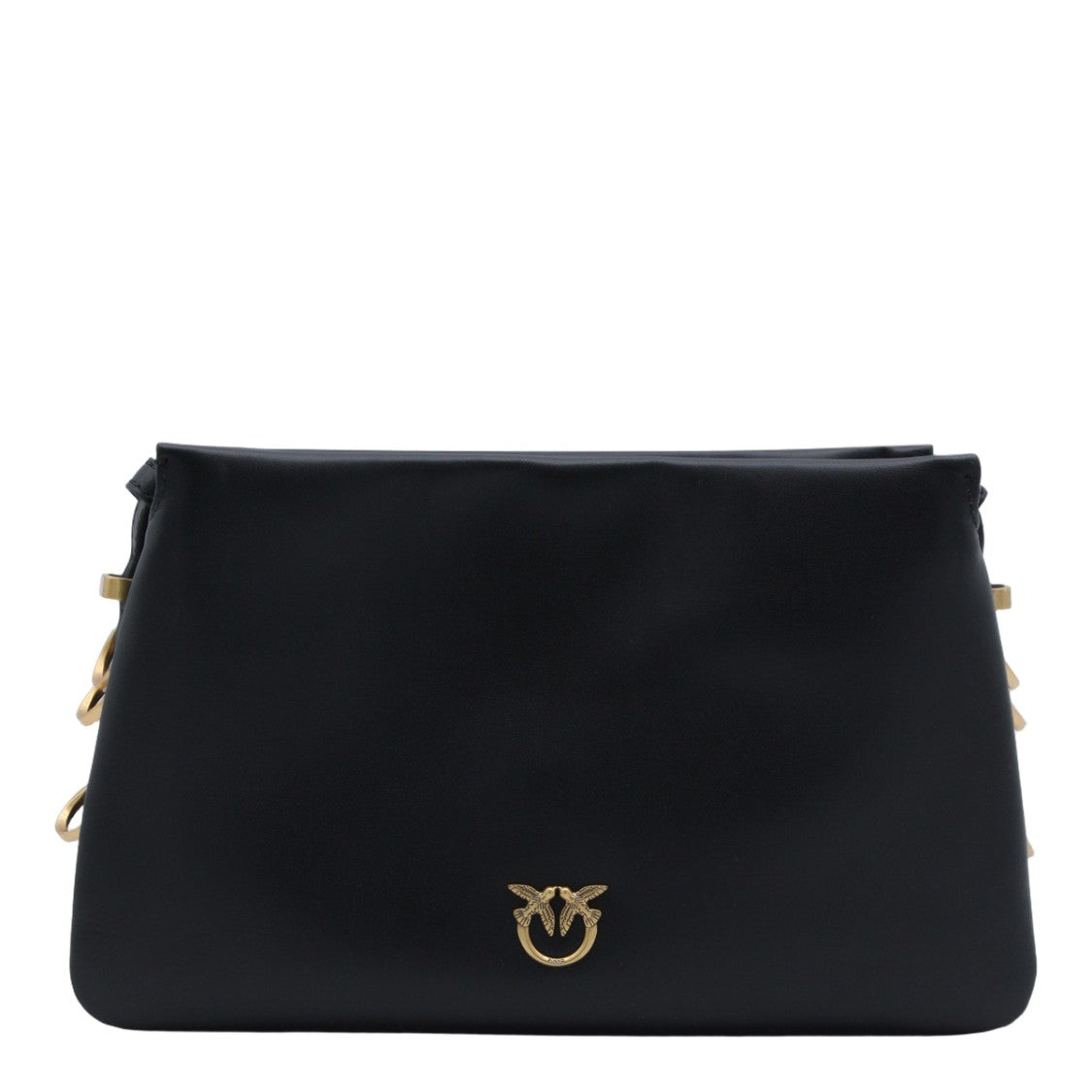 Pinko Structured Rectangular Black Bag