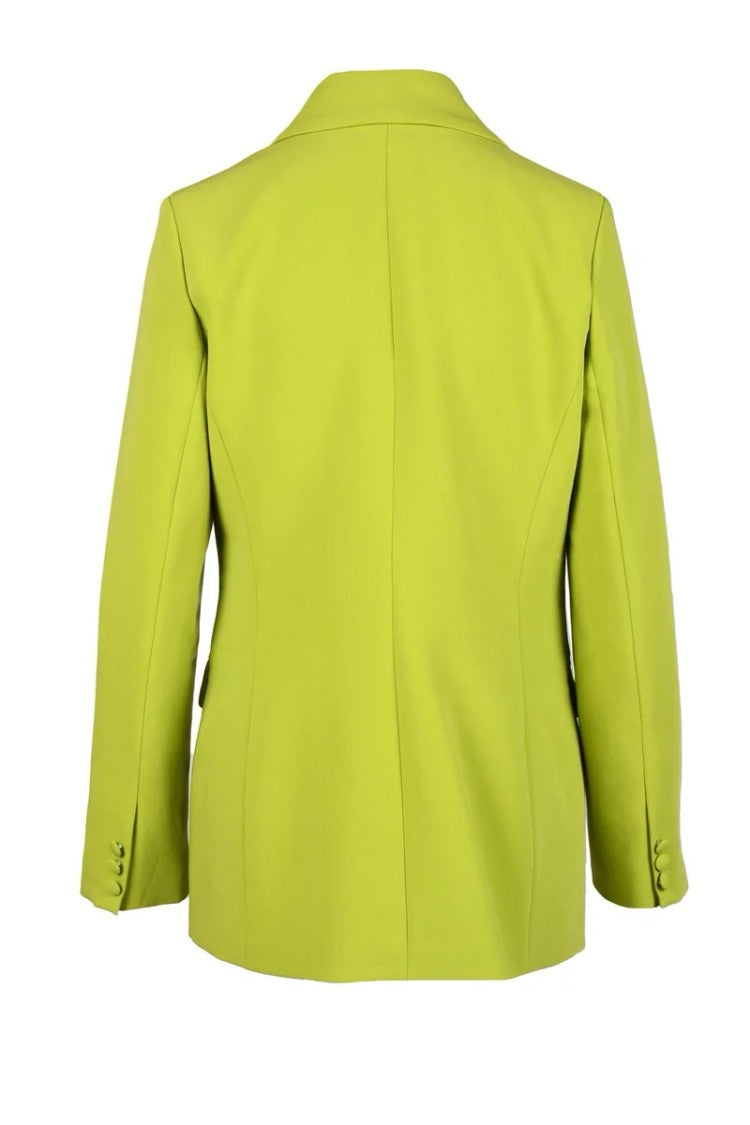 Access Fashion Apple Green Double-Breasted Jacket