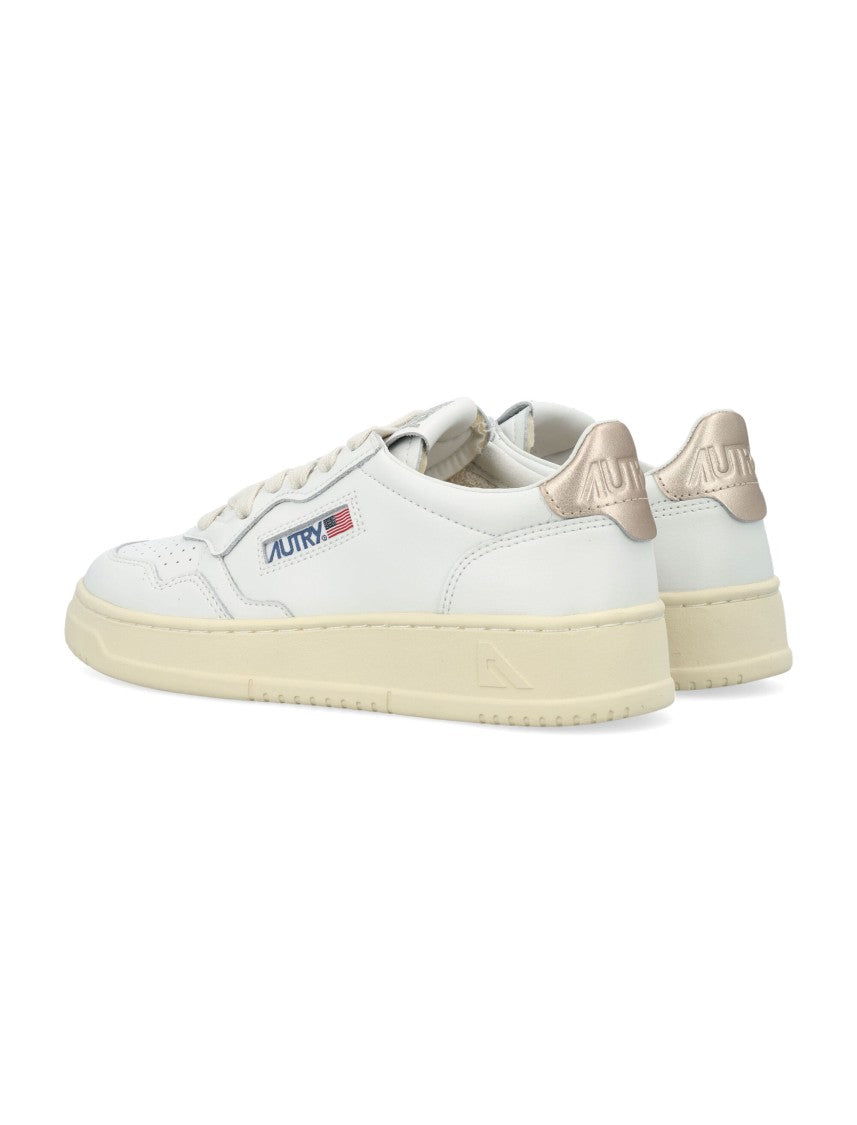 Autry Medalist Low-Cut Perforated Leather Sneakers
