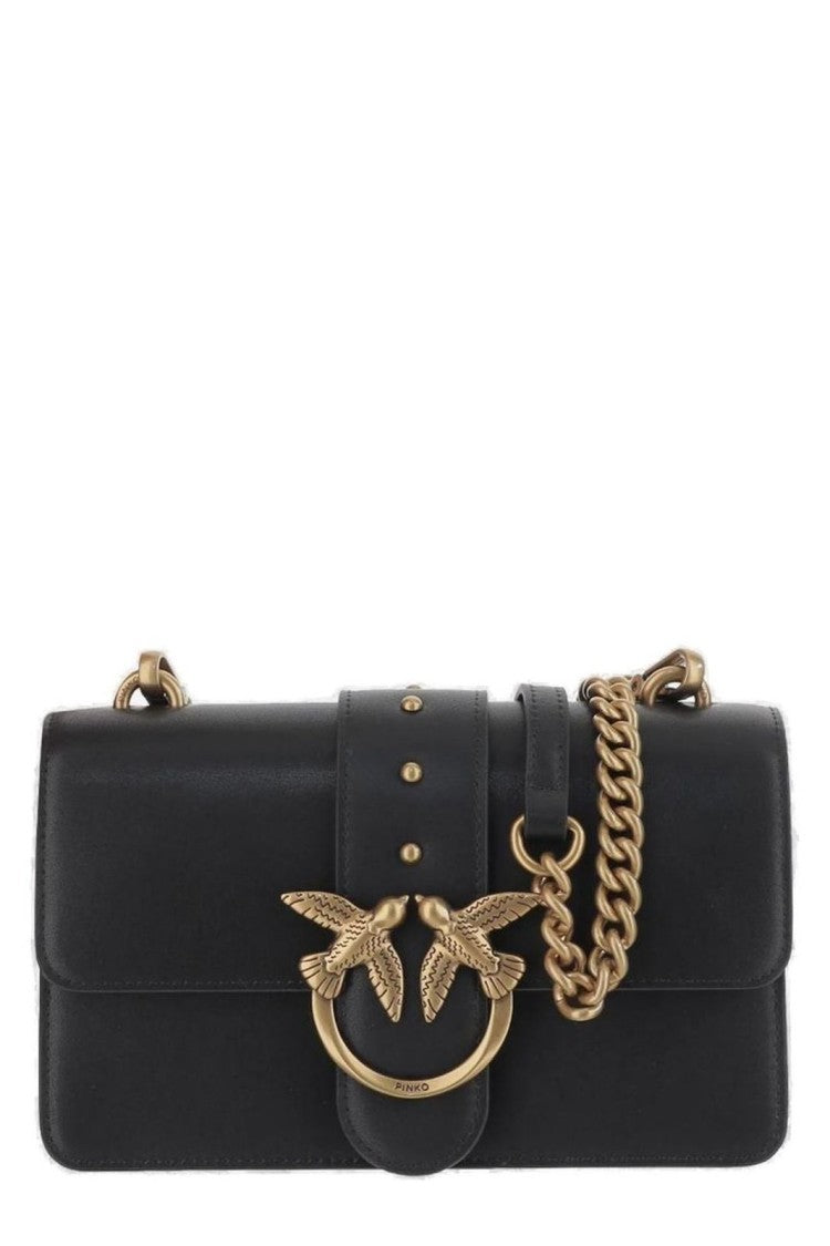 Pinko Structured Black Bag With Clean Lines And Modern Appeal