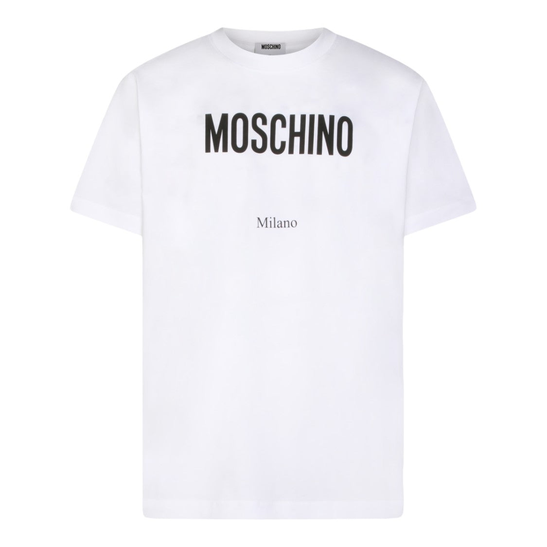 Moschino Short-Sleeve T-Shirt With Bold Moschino Print