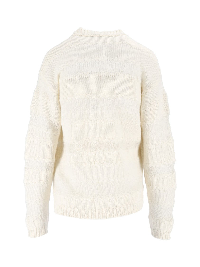 Fabiana Filippi Mohair Micro-Sequined Cropped Knit Sweater