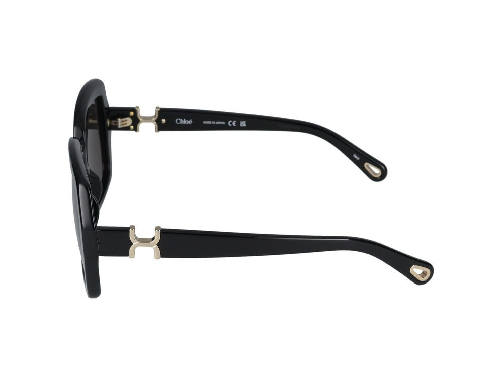 Chloé Sunglasses Chloé Ch0301s 001 Black Black Grey 52/22/140