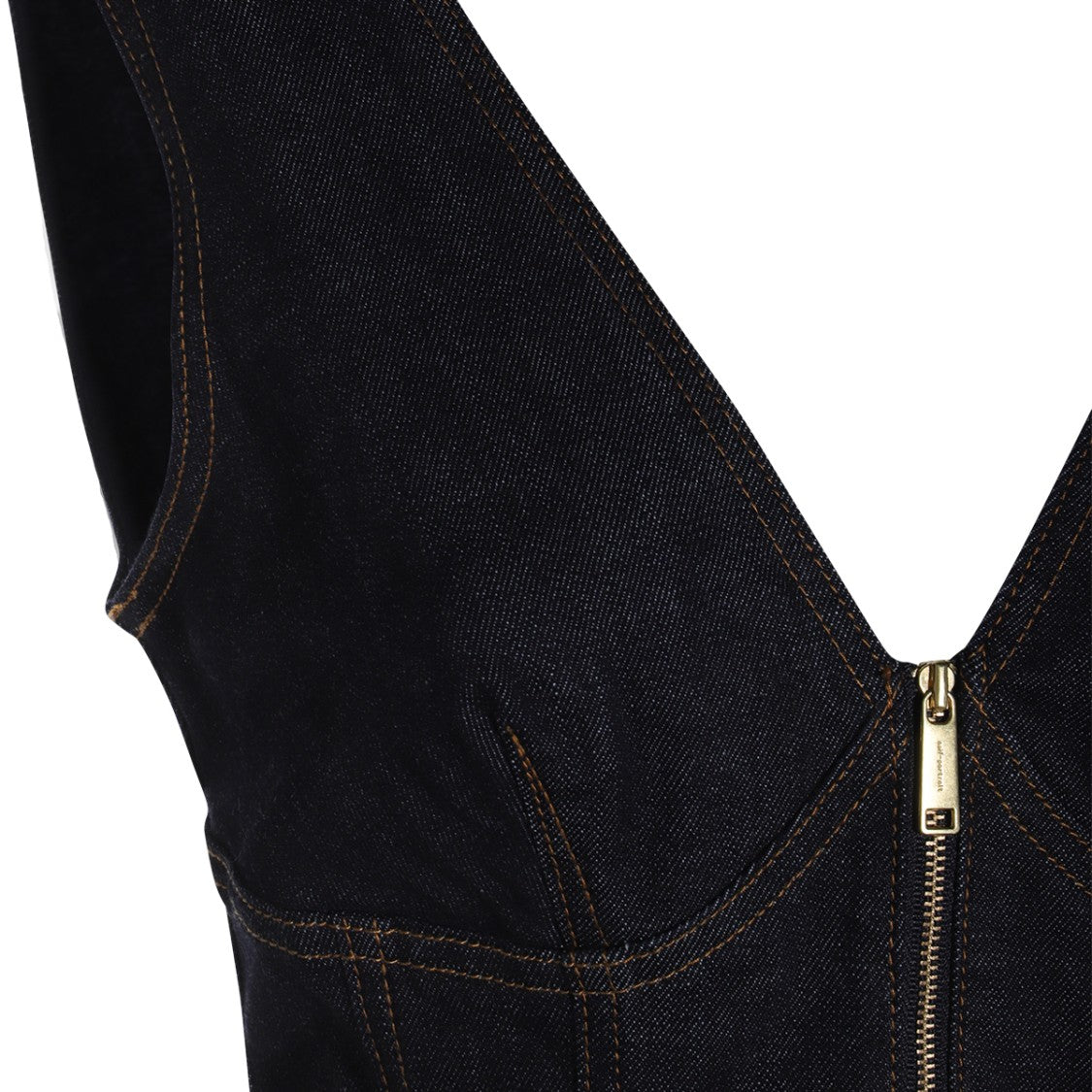 Self-Portrait Blue Cotton Mini Dress