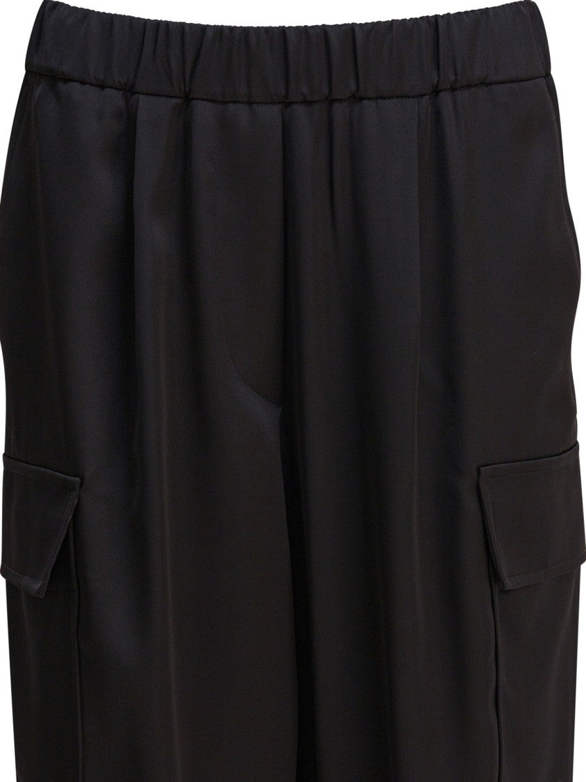 Semper Mid-Rise Relaxed Cargo Pants With Tapered Cut