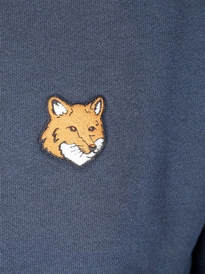 Maison Kitsuné Regular-Fit Blue Sweatshirt
