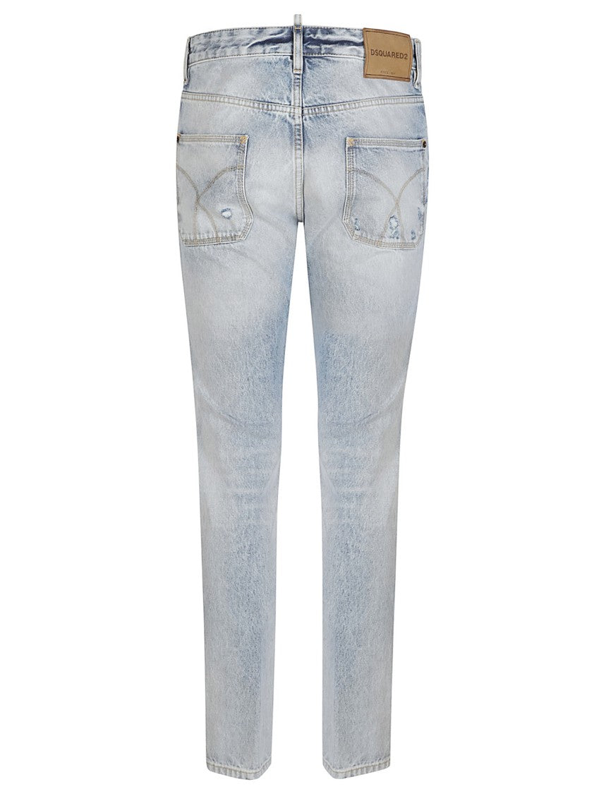 Dsquared2 Teddy Light Wash Slim Jeans